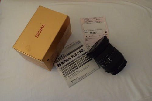 Sigma zoom 200 - sigma, 1:3.8-5.6